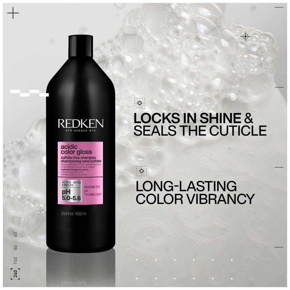 Redken Acidic Color Gloss Шампунь без сульфатов 33,8 унции
