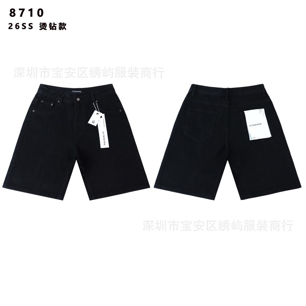 2026 Spring and Autumn New Y2K Gypsy Star Old Washed Casual Loose Shorts Wholesale of the same style for men and women