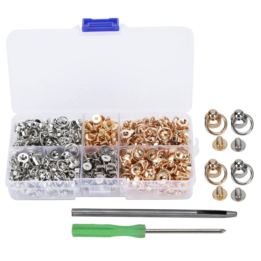 ORing Ball Post Rivet Set DIY Leather Craft Одежда Сумки Телефон Украшения Корпуса