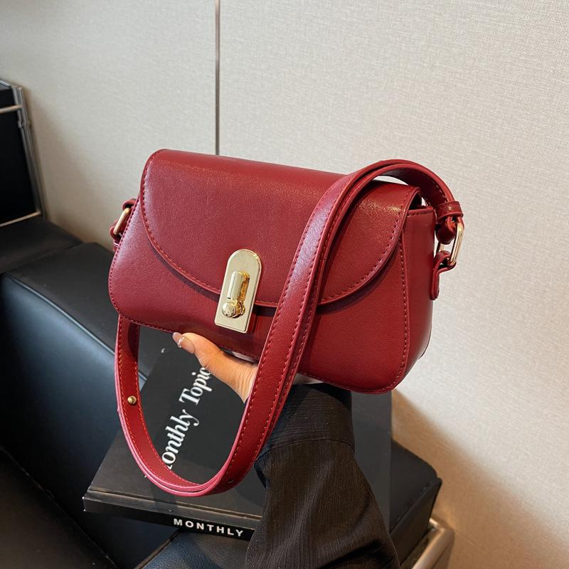 Популярная в этом году супер горячая женская сумка 2024 новый сезон ретро универсальная сумка-мессенджер на одно плечо подмышкой маленькая квадратная сумка