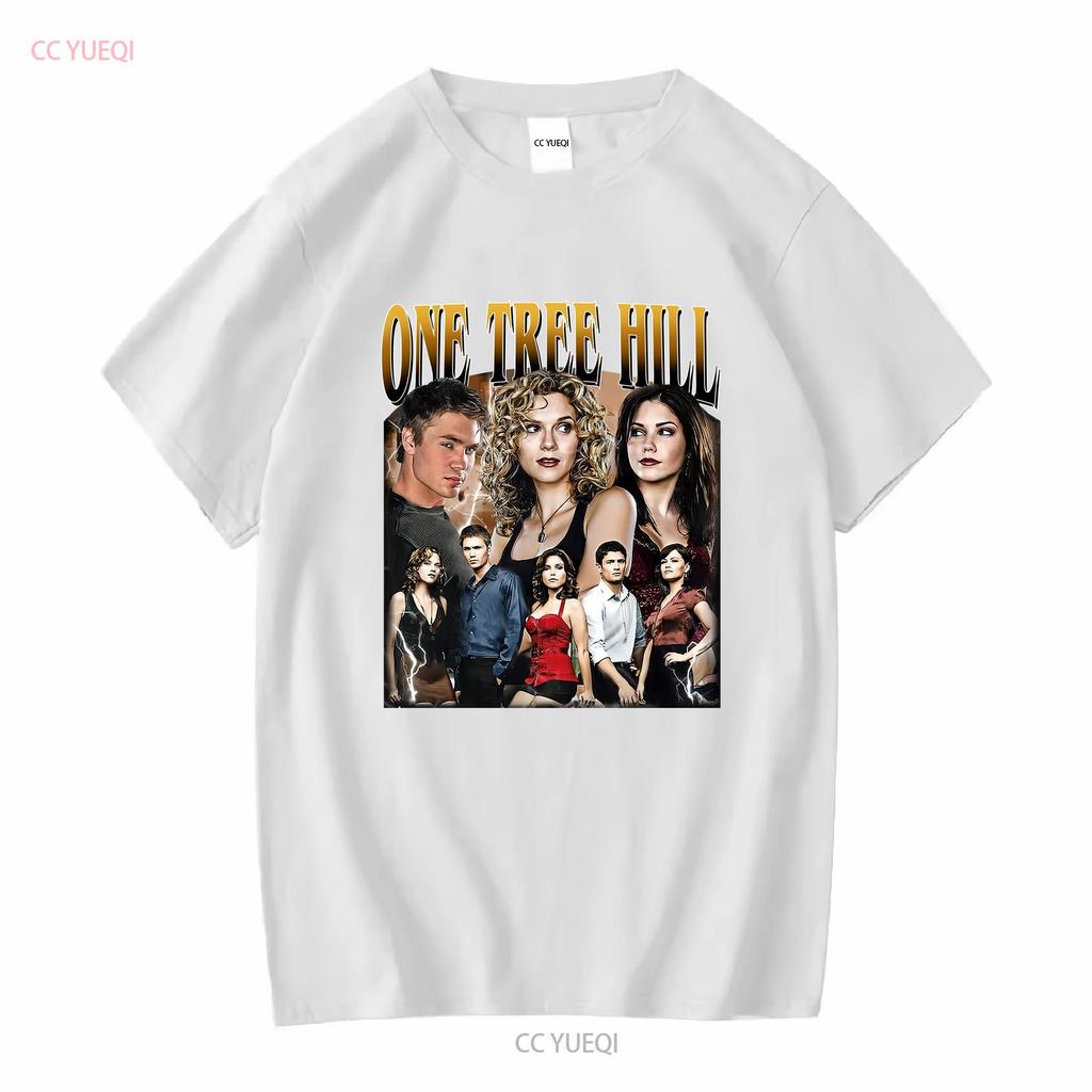 Ограниченная серия Винтажная футболка One Tree Hill для женщин и мужчин с длинным или коротким рукавом, винтажная, стиранная, дышащая, удобная, универсальная