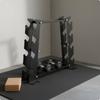 Вертикальная компактная стойка для гантелей для хранения спортивного инвентаря в спортзале