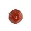 New Z01 Sharp Edge Natural Red Jasper 7-Piece Polyhedral Dice Set for DND TRPG |   Gemstone RPG Dice