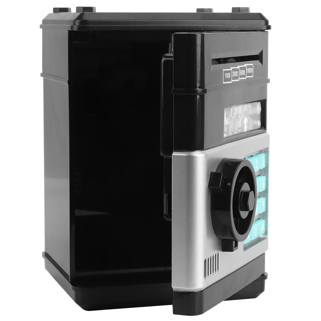 Электронная Копилка Моделирование Банкомат Пароль Копилка Наличные Монеты Сберегательная Коробка Подарок для KidBlack