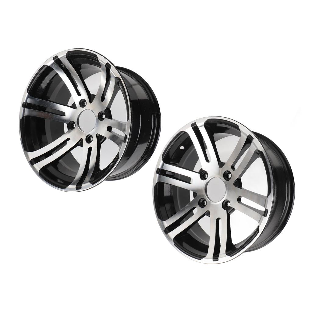 14in Wheel Aluminum Alloy High Strength Strong Construction Long Lifespan for Kart Cart