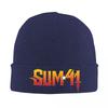 Шапки для группы Sum 41 Осенне-зимняя шапка-бини Уличная SUM41 Панк-кепки Мужские Женские Акриловая шапка-бини