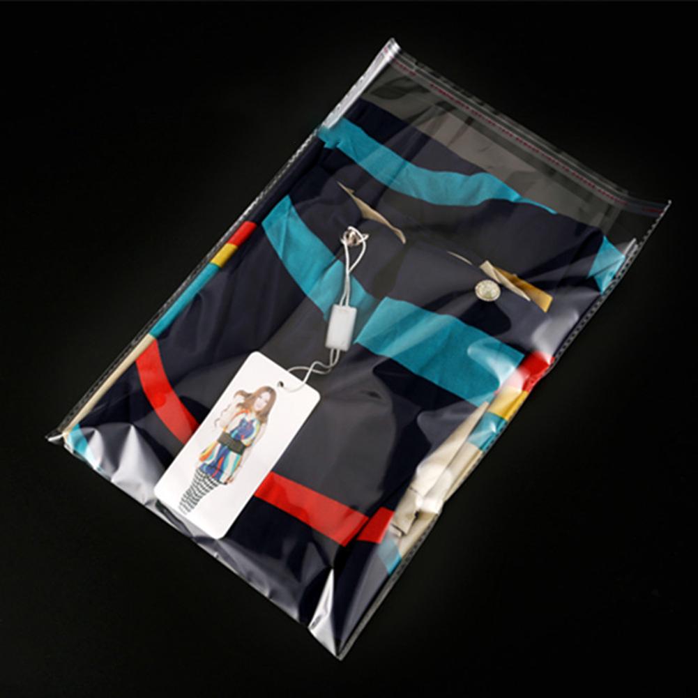 Self-adhesive Bag 100Pcs Transparent Self-Adhesive Sealable Plastic Bags For And Gifts