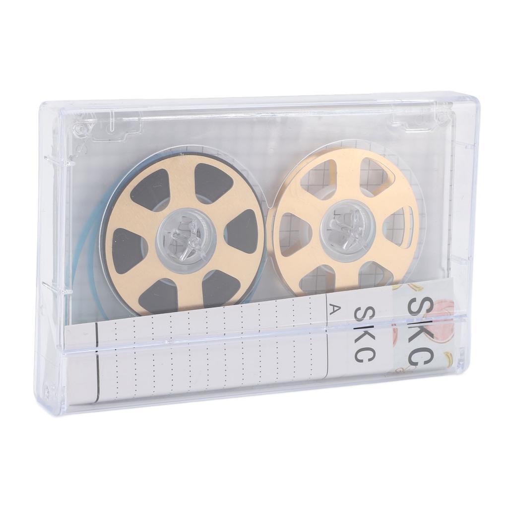 Катушечная пустая кассета 46 минут Нормальное смещение Низкий уровень шума Высокий выход Прозрачная кассета для звукозаписи