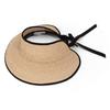 Helen Kaminski Mita Natural Midnight Visor Sun Cap Hat50220