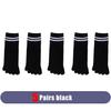 1/5 Pairs Toes Short Socks Woman Girl Cotton Striped Solid Breathable Soft Elastic Invisible Socks 5 Finger Socks Harajuku