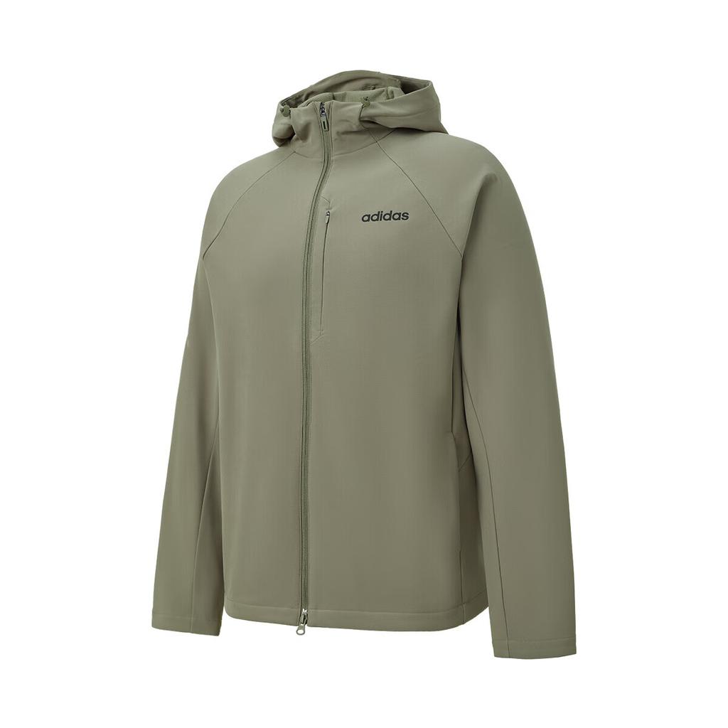 Adidas Jackets Unisex Olive Green Hooded Moderate Other JX9492