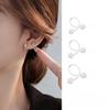 S999 Sterling Silver Shambhala S-Shaped Earrings - Trendy and Versatile