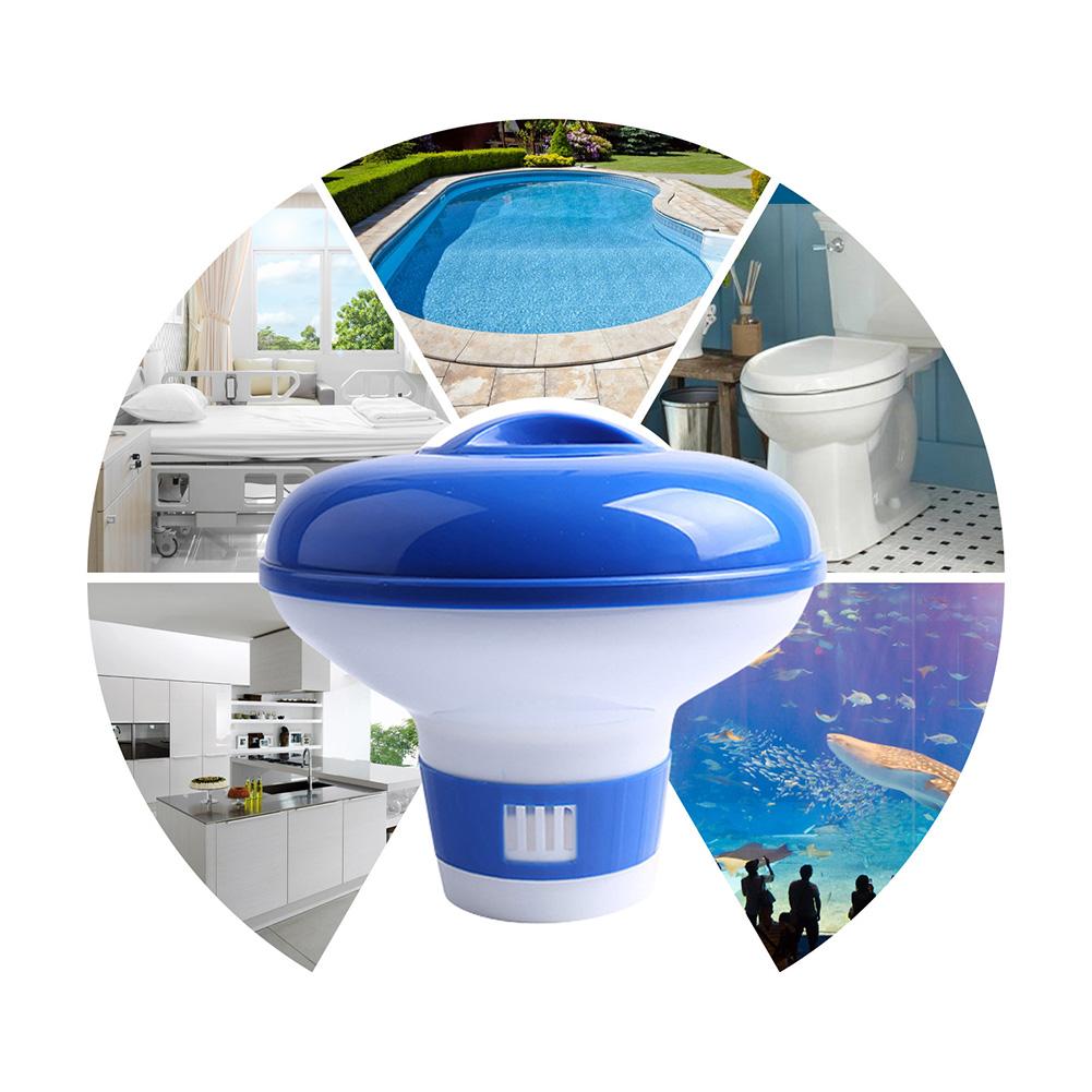 Swimming Pool Floating Chlorine Dispenser Disinfection Automatic Applicator Pump Pill Disinfecting Box Spa Swimming Pool Accesso