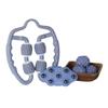 Vermis Fascia Roller 3 Piece Set Fascia Roller Surface Muscle Roller Deep Muscle Roller Magnetic Roller Myofascial Release Kinmaku Roller Back Massage