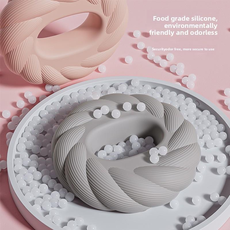 1/3 шт. Кольцо для тренировки силы хвата в форме лепестка 9-13.5 кг Двойной вес Тренажер для силы пальцев Силиконовый Портативный