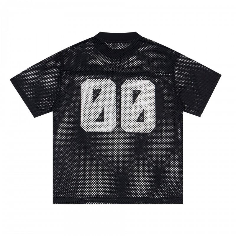 Corteiz Alcatraz Streetwear Letter Print Mesh Short Sleeve T-Shirt Unisex Breathable Quick Dry Casual Sport Tee