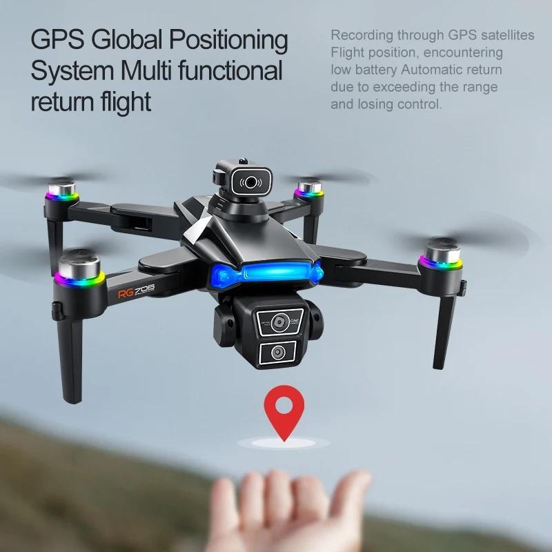 New RG706 MAX GPS Drone with 4.5inch Screen Professional 8K HD Camera FPV Dron Brushless 360° Intelligent Obstacle Avoidance RC Quadcopter Toy 5G UAV