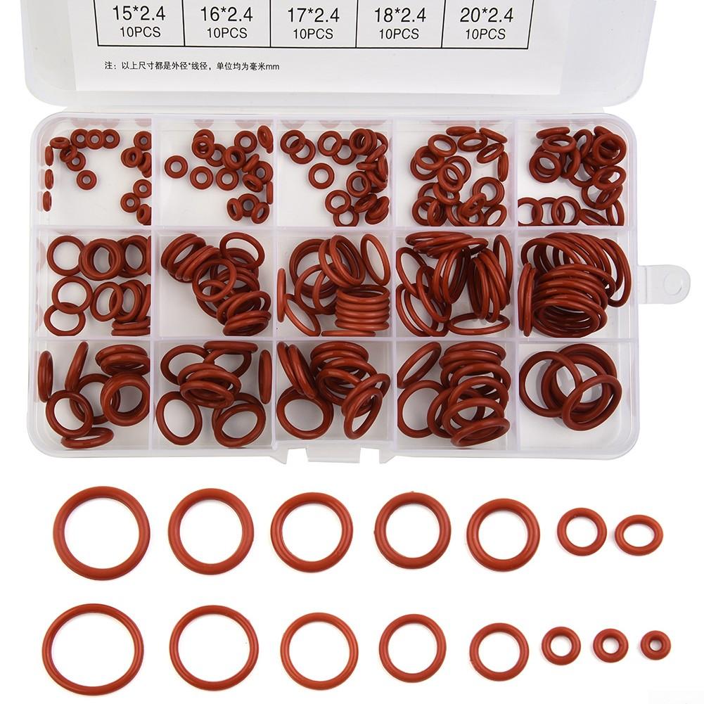 O Sealing Gasket O Silicone Rubber 225pcs 50A O-Ring