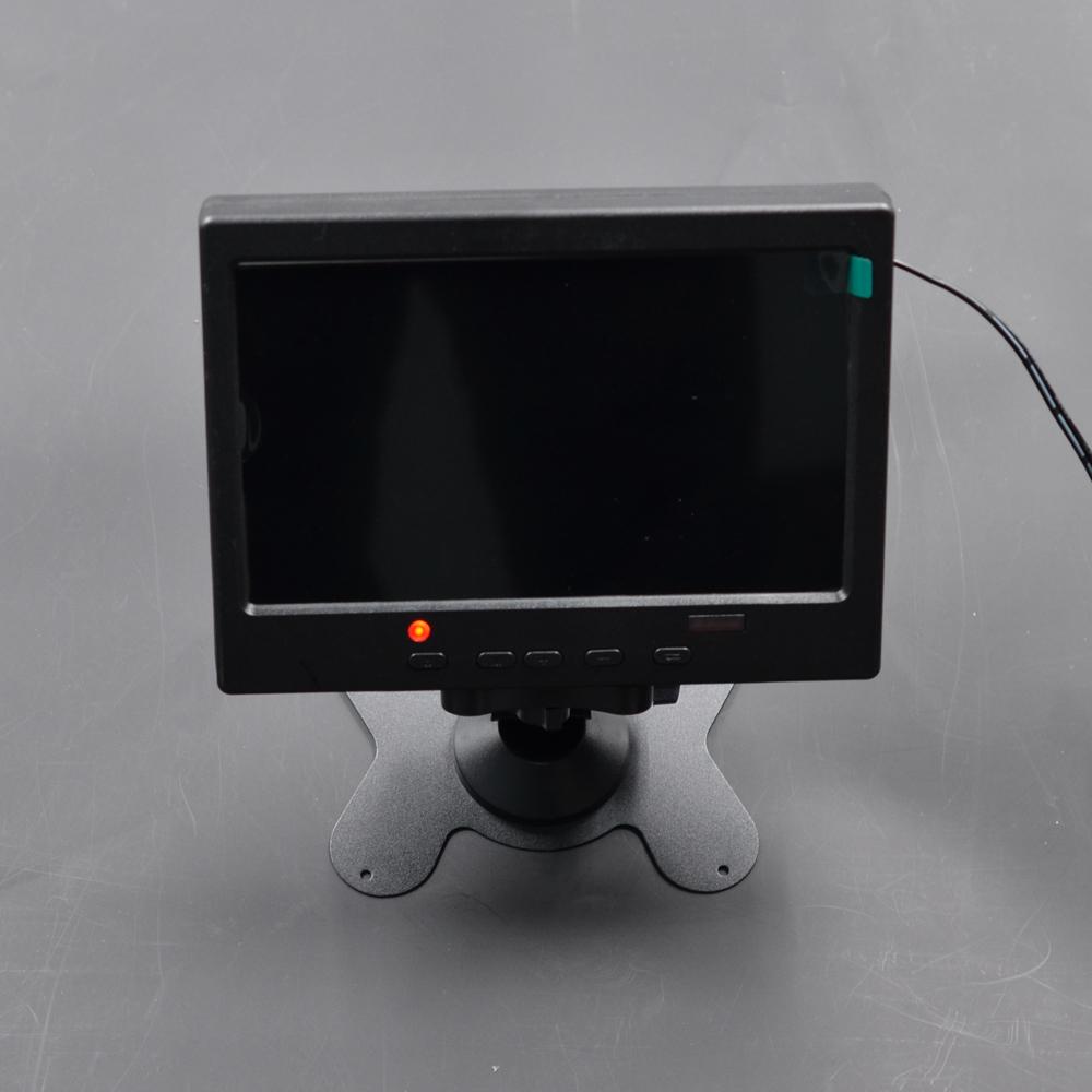 1024*600 7 Inch LCD HD PC Monitor Mini TV Computer Display 2 Channel Video Input Portable Security Monitor With Speaker HDMI VGA