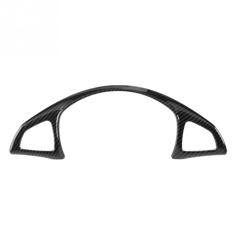 Углеродное волокно в стиле автомобиля, рамка рулевого колеса, накладка, украшение для Mercedes-Benz CE GLC Class W205 W213 X253