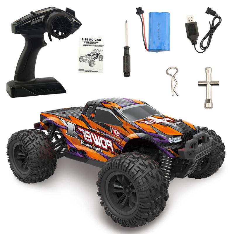 1:18 Rc Car 2.4g Полный привод Высокоскоростной автомобиль Внедорожник Альпинизм Дистанционное управление Дрифт Электрический