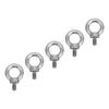 5Pcs M8 Stainless Steel Lifting Ring Eye Bolt Heavy Duty Marine Grade Ring Screw Bolts