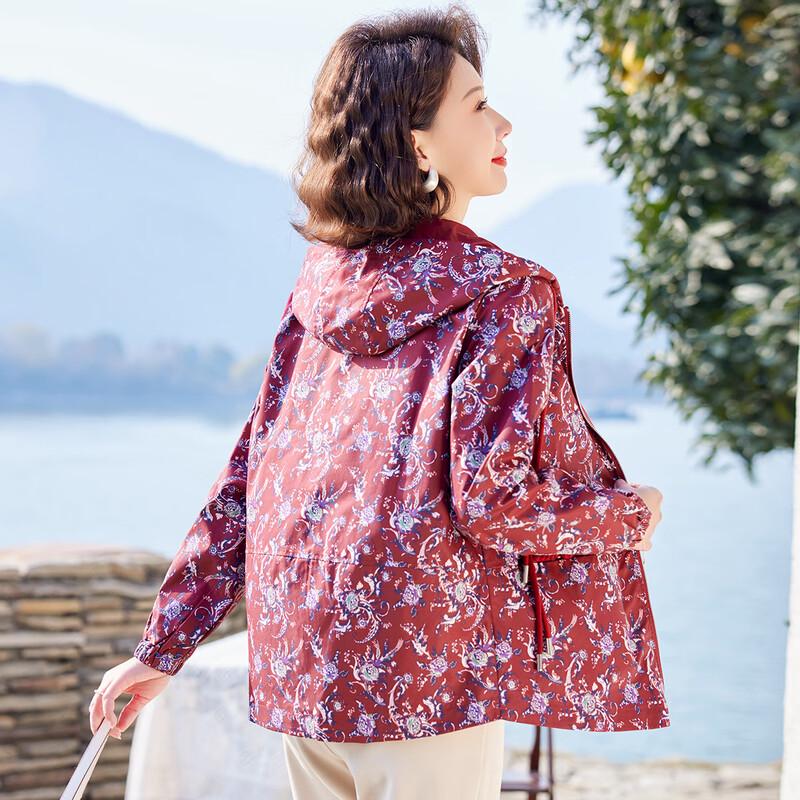 Женская повседневная куртка с капюшоном на молнии для среднего возраста