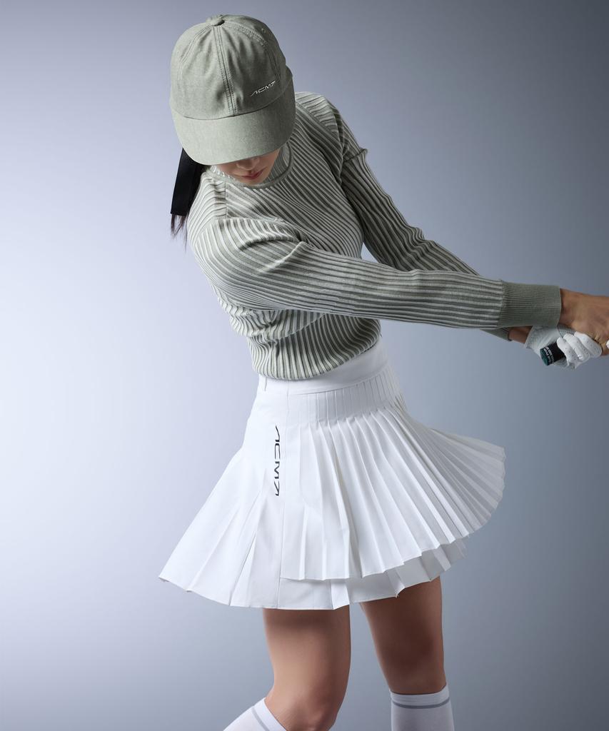 DESCENTE GOLF Acmt Women'S Ribbed Mock Neck Pullover (Dq32Wfkp9E)
