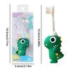 Soft Toddler Toothbrush, Dinosaur Kids Toothbrush, Soft Bristle Toddler Training Toothbrush with Child-Sized Brush Head, Soft Bristle Kids Toothbrush,