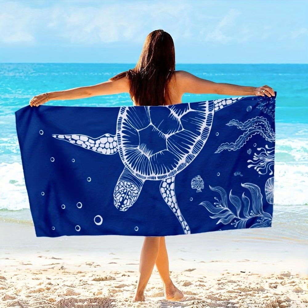 The New Microfiber Turtle Beach Towel Is Popular, And The Water-Absorbing Quick-Drying Bath Towel Does Not Stick To Sand.