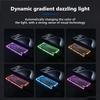 Корпус SSD M.2 NVME NGFF SATA с двойным протоколом, RGB-подсветка, 10 Гбит/с, корпус для PCIe SSD, USB3.2 Gen 2 Type-C, прозрачный корпус для жесткого диска