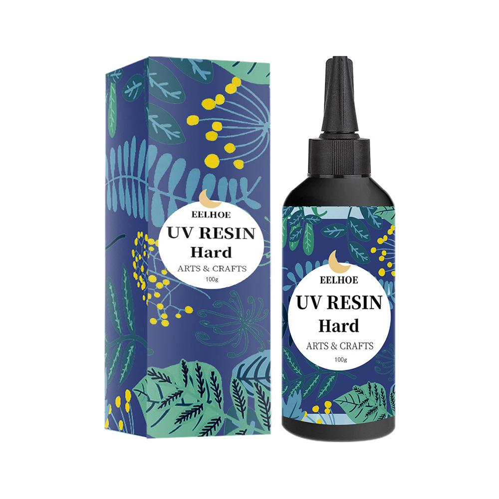 Высокопрозрачный УФ-клей на основе смолы, клей для ногтей DIY, Cochlear, УФ-бестеневой клей, быстросохнущий клей для капель