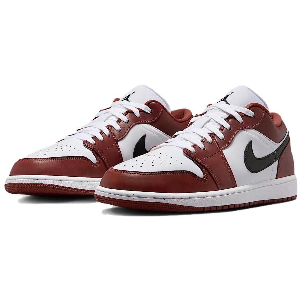 Кроссовки Air Jordan 1 Low SE Dark Pony Unisex красные белые черные HF3148-102