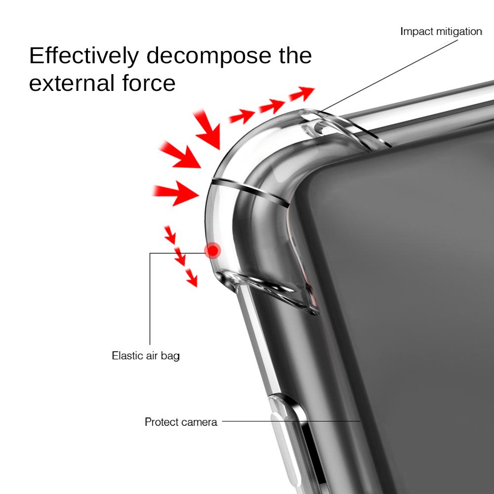 Shockproof Airbag TPU Case for Motorola Moto Edge 50 Pro Edge 50 Fusion Transparent Protective Ultra Thin Clear Full Protection Cover