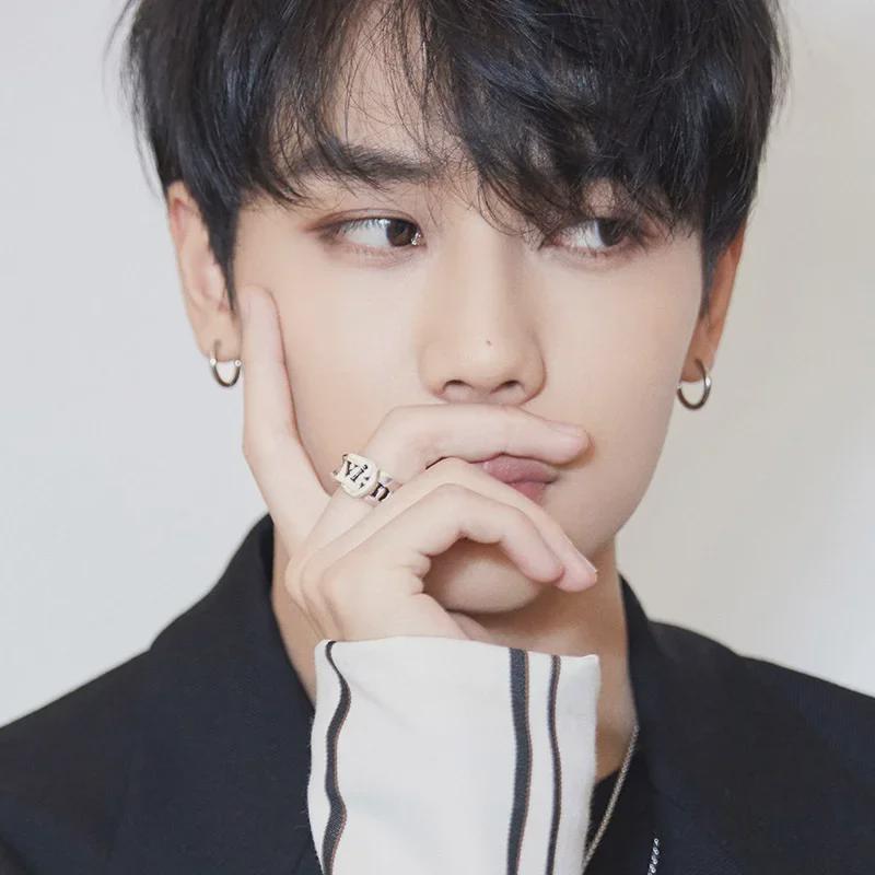 Модные серьги унисекс из титановой стали - корейский простой дизайн из нержавеющей стали, диаметр 2,5 см