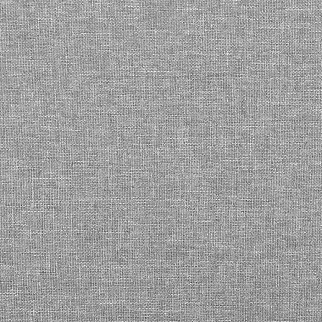 Vidaxl Rama Łóżka Bez Materaca, Jasnoszare, 90X190 Cm, Obita Tkaniną
