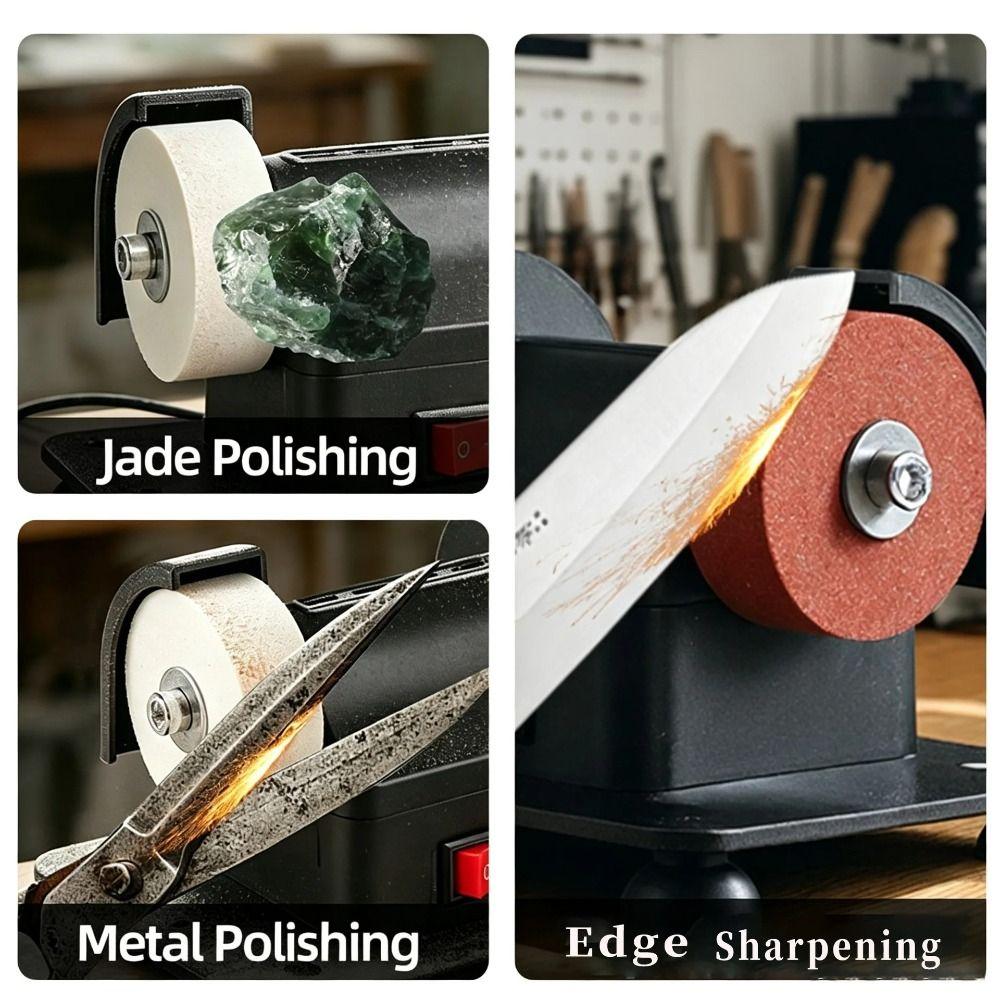 Shock Absorption Tabletop Grinding Polishing Machine Suction Cup Mini Bench Grinder Rust Removal