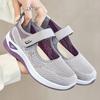 Summer New Women's Shoes, Breathable Walking Shoes, Velcro Casual Shoes