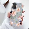 Чехол для телефона Samsung A52s A52 Цветочный силиконовый чехол для Samsung Galaxy A52 Fundas Coque Прозрачный мягкий Capas Цветочный TPU