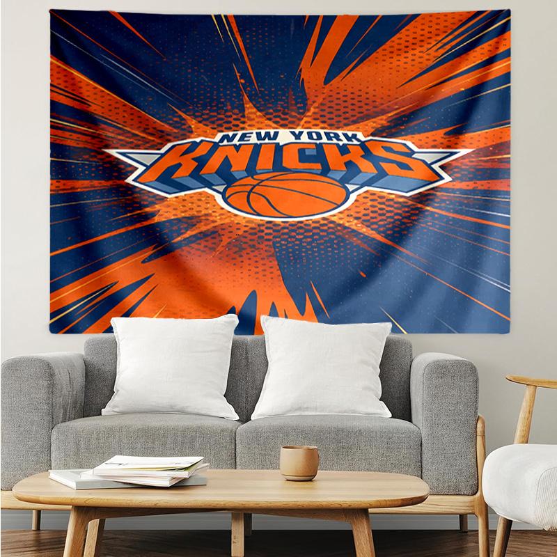 Knicks logo Tapestry for Bedroom Aesthetic Classroom Tapestries Wall Hanging for Living Room Dorm Office,Ideal Creative Gift