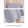 Shop   Women Spandex Strap Top Plain Long Dress Won Wdr Wa6d270