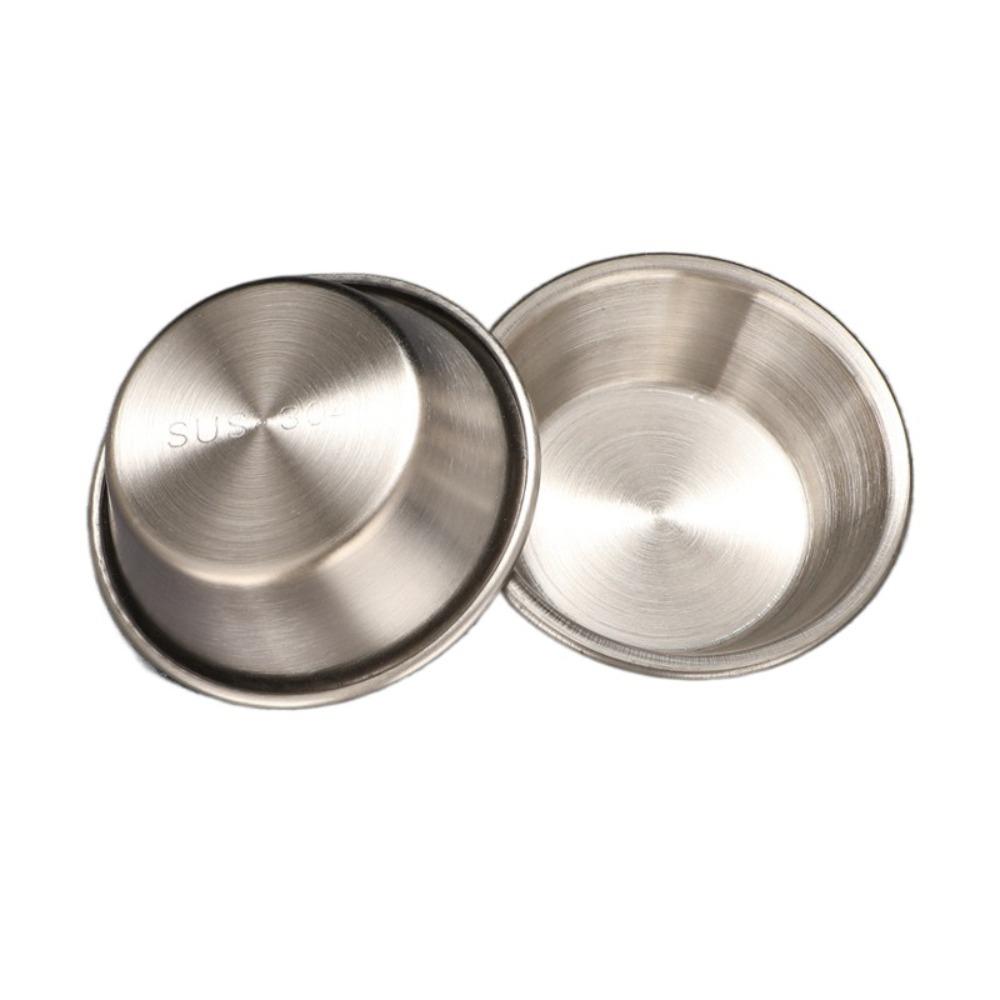 5pcs Reusable Cookie Mold Round Muffin Cake Pans Kitchen Gadgets Egg Tart Mold Pudding