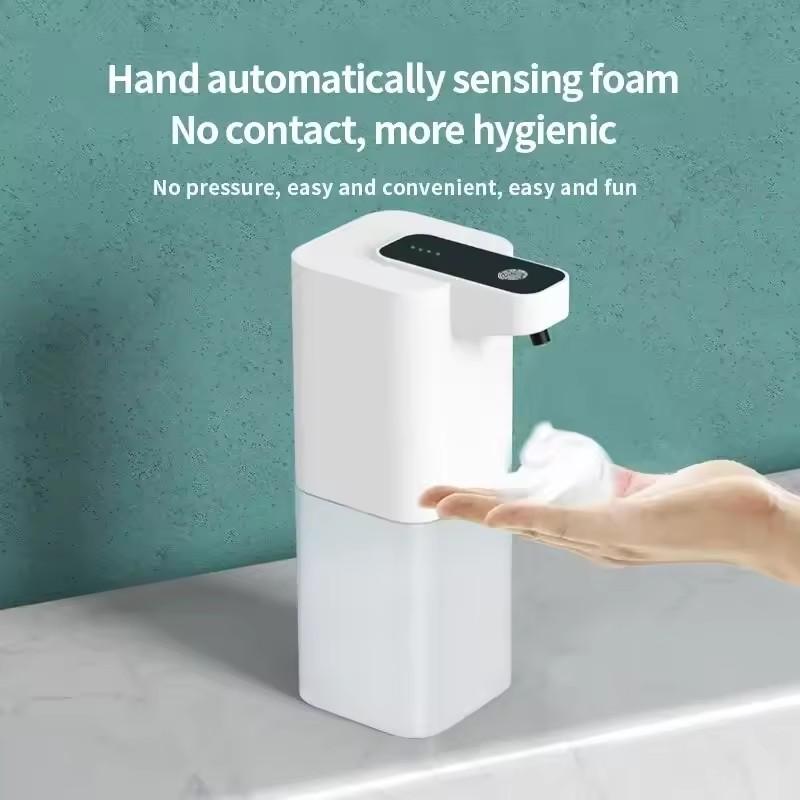 400ML Desktop Touchless Electric Intelligent Automatic Sense Soap Dispenser New Rechargeable Hand Sanitizer Pump Washing Machine