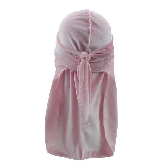 Превосходные бархатные дюраги для мужчин, дюраг с длинными завязками, шапочка для волн, роскошный хайпбист, мужской эластичный ду-раг, повязка на голову, хип-хоп бандана