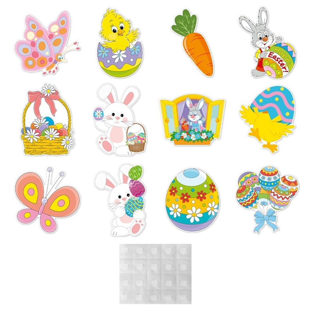 Easter Party Decoration Supplies Carnival Decoration Banner Pulling Banner Easter Egg Patch