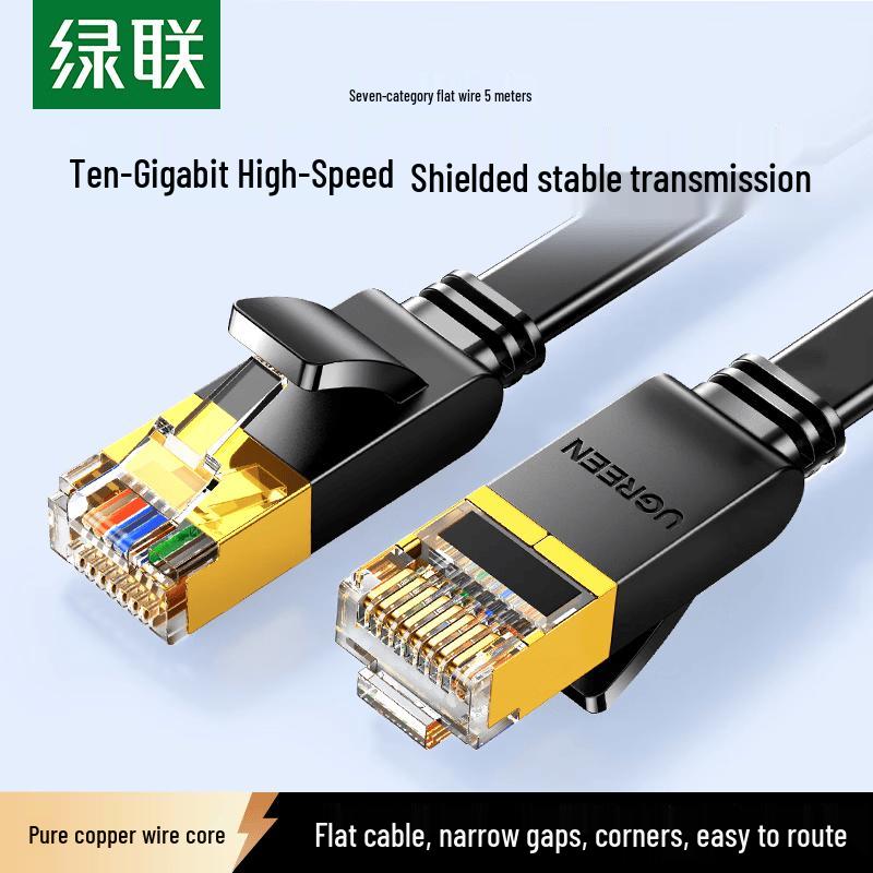 UGREEN CAT7 Shielded Flat Ethernet Cable
