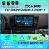 Автомобильное радио Android 14 Stereo для Subaru Outback 3 Legacy 4 2003-2009 Мультимедиа Видео Плеер Навигация GPS 2din 2 DIN Головное Устройство