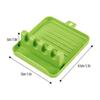 Kitchen Utensil Rest with 4 Slots to Hold Pan Ladle Spoon Chopsticks Storage Rack Organizer for Home Kitchens Restaurants