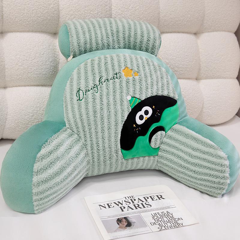 Осень и зима Утолщенная теплая талия Офисная спинка Съемная и моющаяся Подушка для кровати в студенческом общежитии Прикроватная подушка Подарок на день рождения