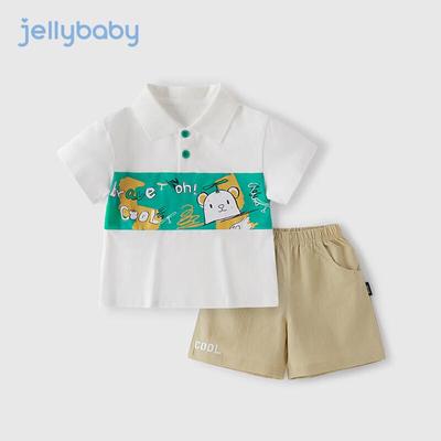 Спортивный комплект из поло и шорт для мальчиков JELLYBABY